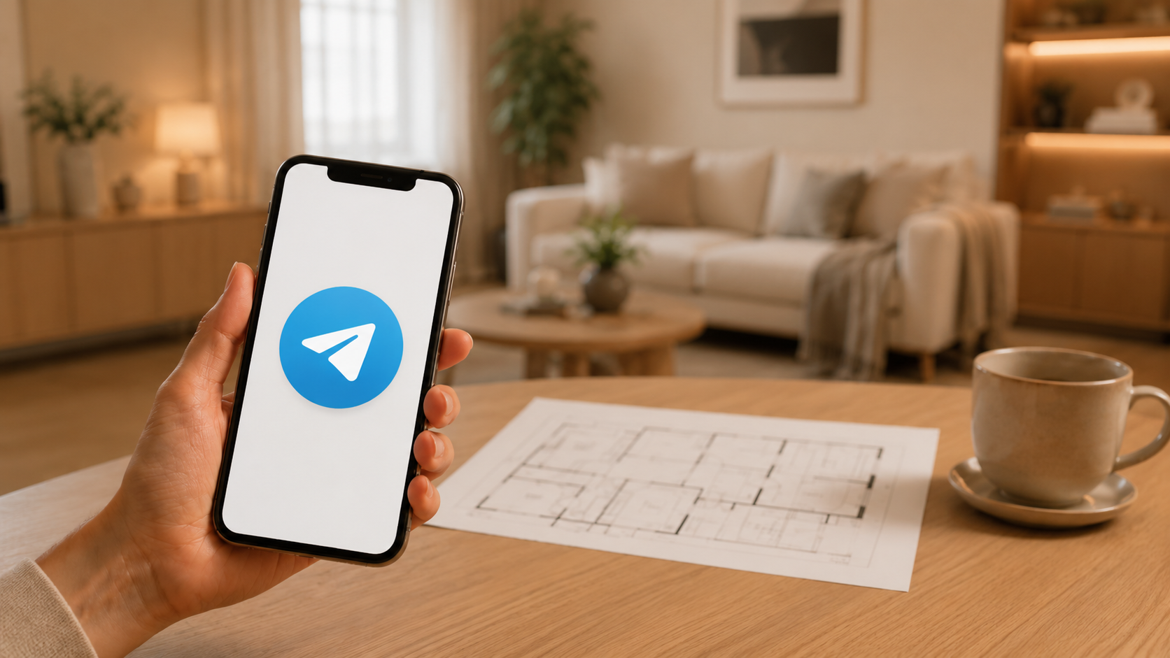 Заявка на оценку объекта через Telegram
